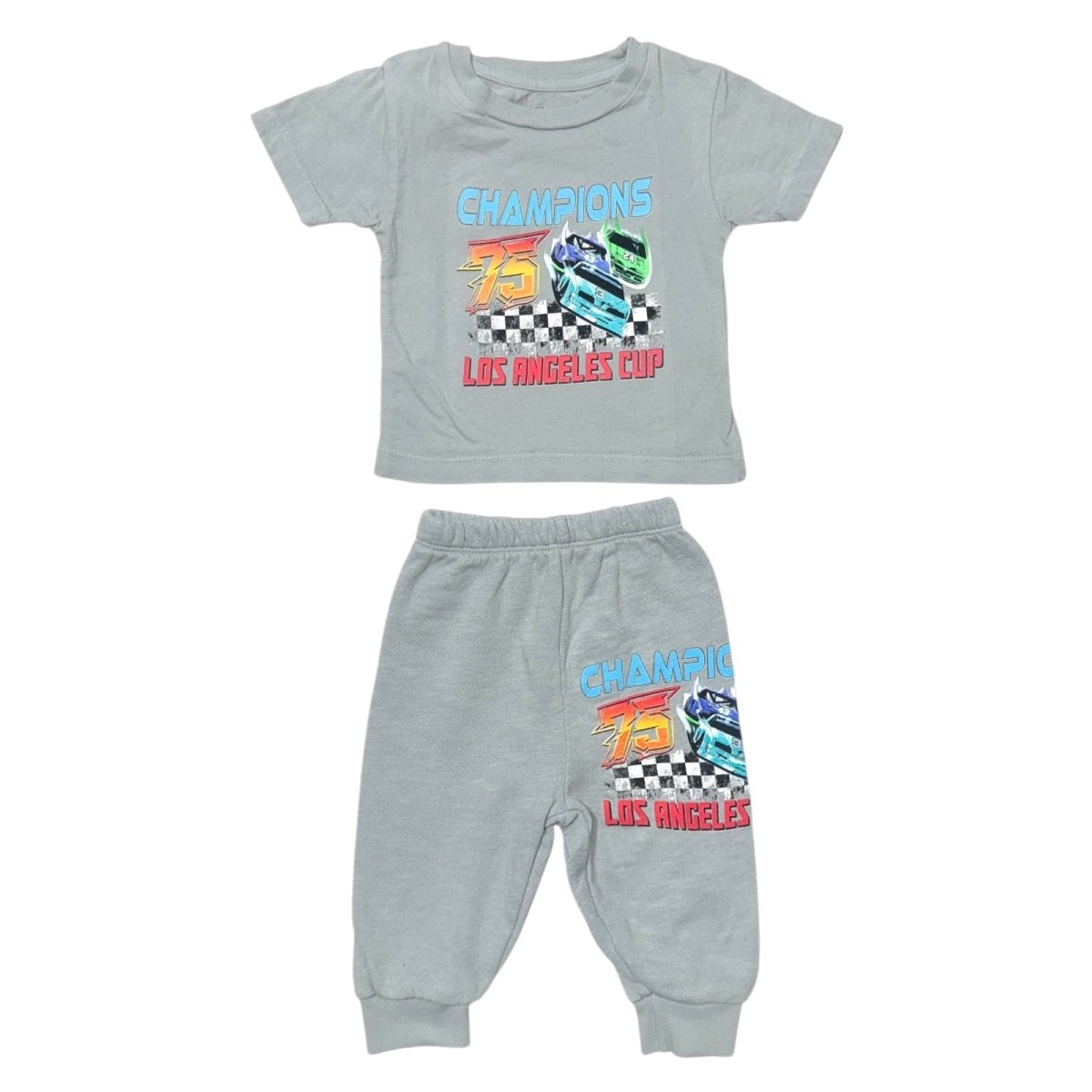 LOS ANGELES CUP CHAMPIONS TSHIRT AND SWEATPANTS SET - SET