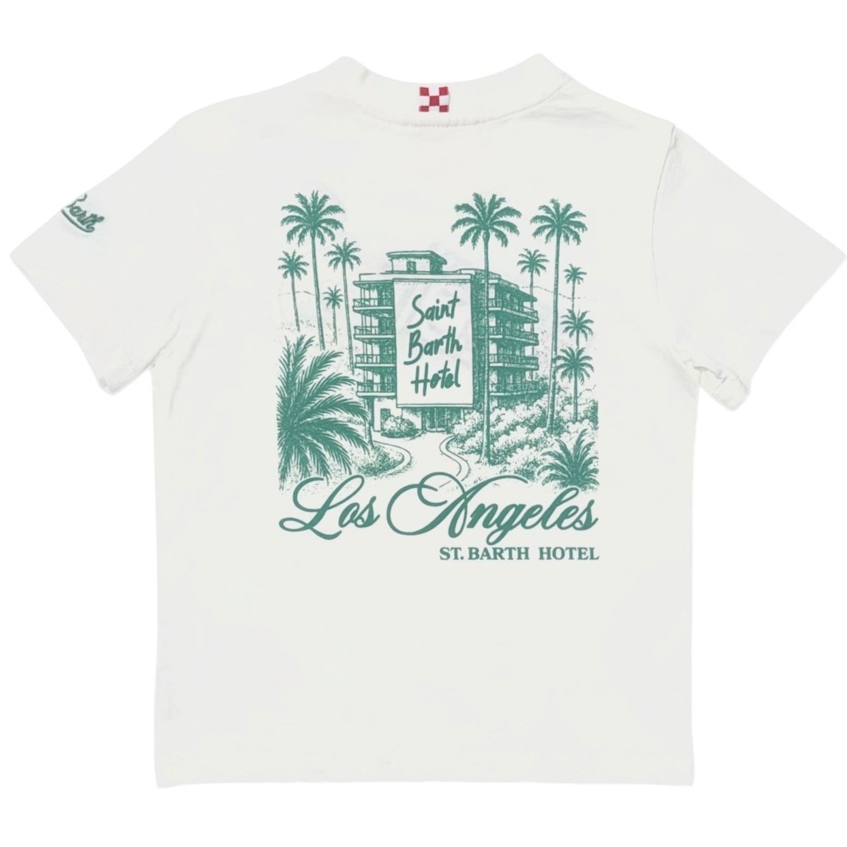 LOS ANGELES ST BARTH HOTEL PORTLAND TSHIRT - MC2 SAINT BARTH KIDS