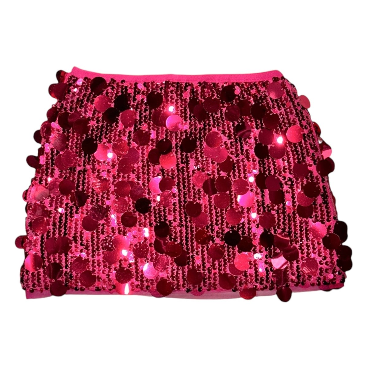 Girls Pink Magic Paillette Sequin Skirt Mini Dreamers