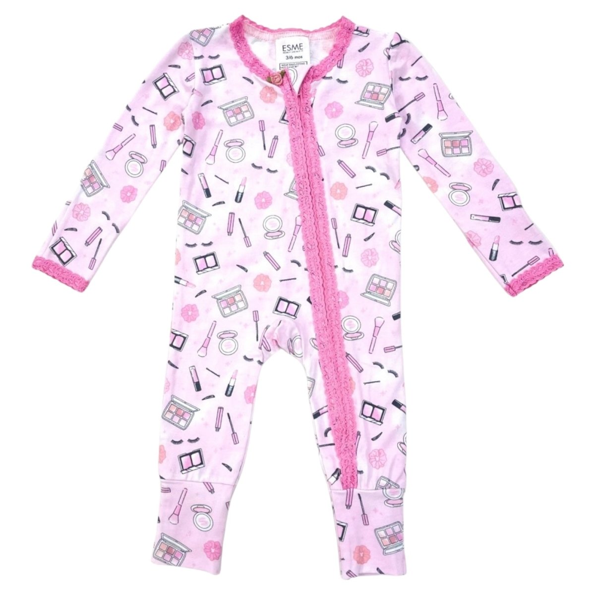 MAKEUP ZIP FOOTIE - FOOTIES