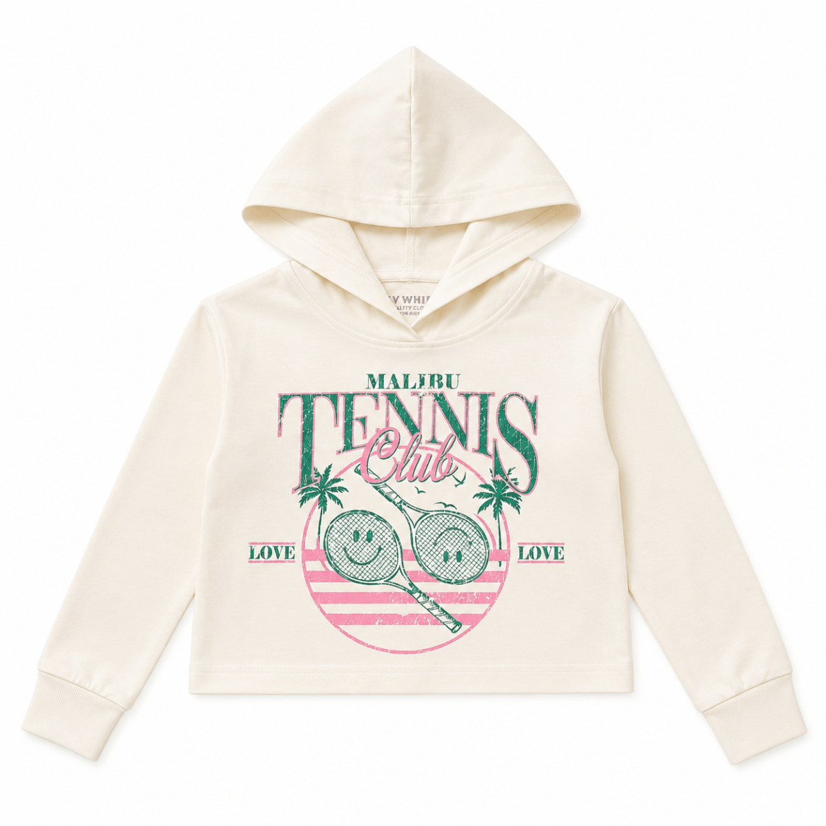 MALIBU TENNIS HOODIE - TINY WHALES
