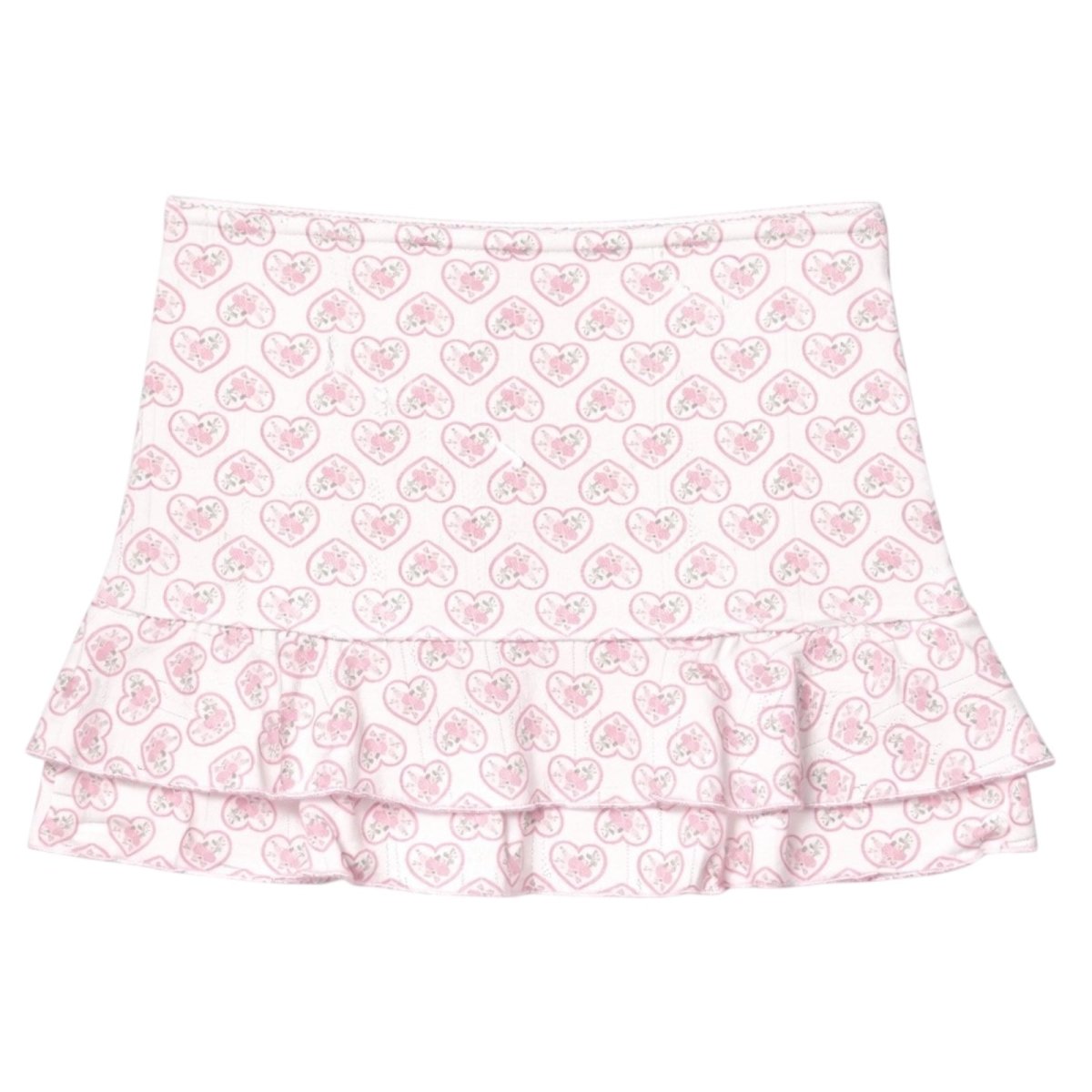MARINA PICOT EDGE HEART SKIRT - KATIE J NYC