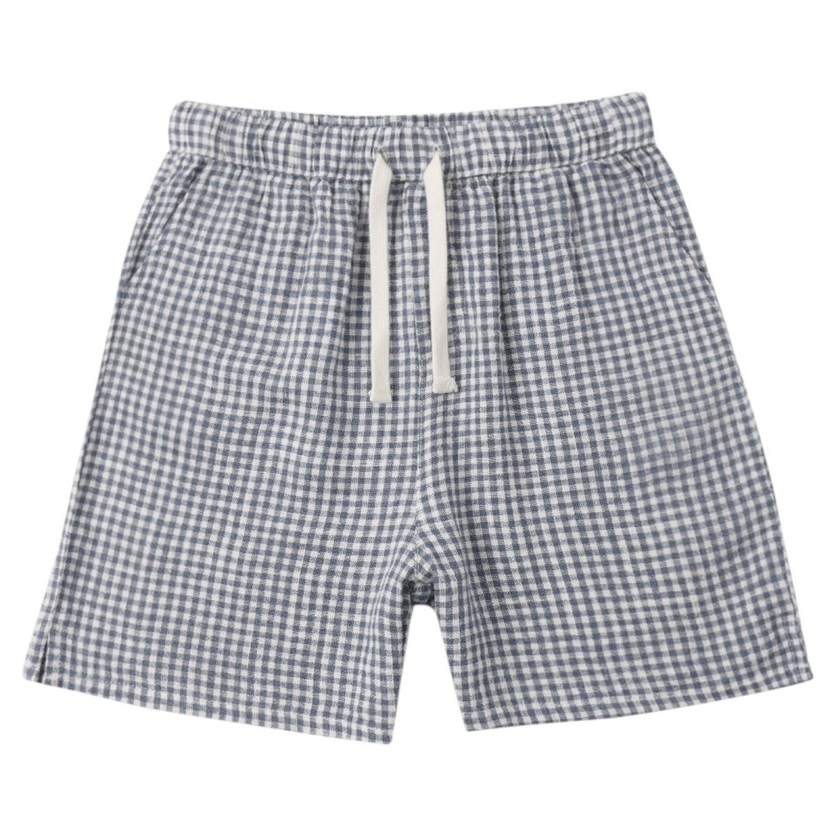 MARINE GINGHAM PERRY SHORTS - SHORTS