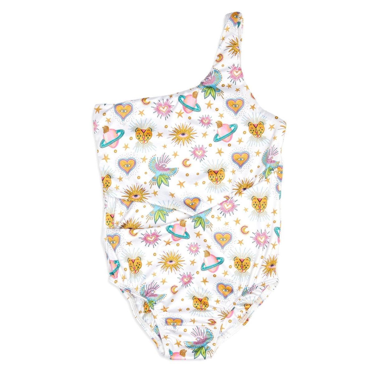Boho Cutout One-Shoulder Swimsuit | Little Peixoto
