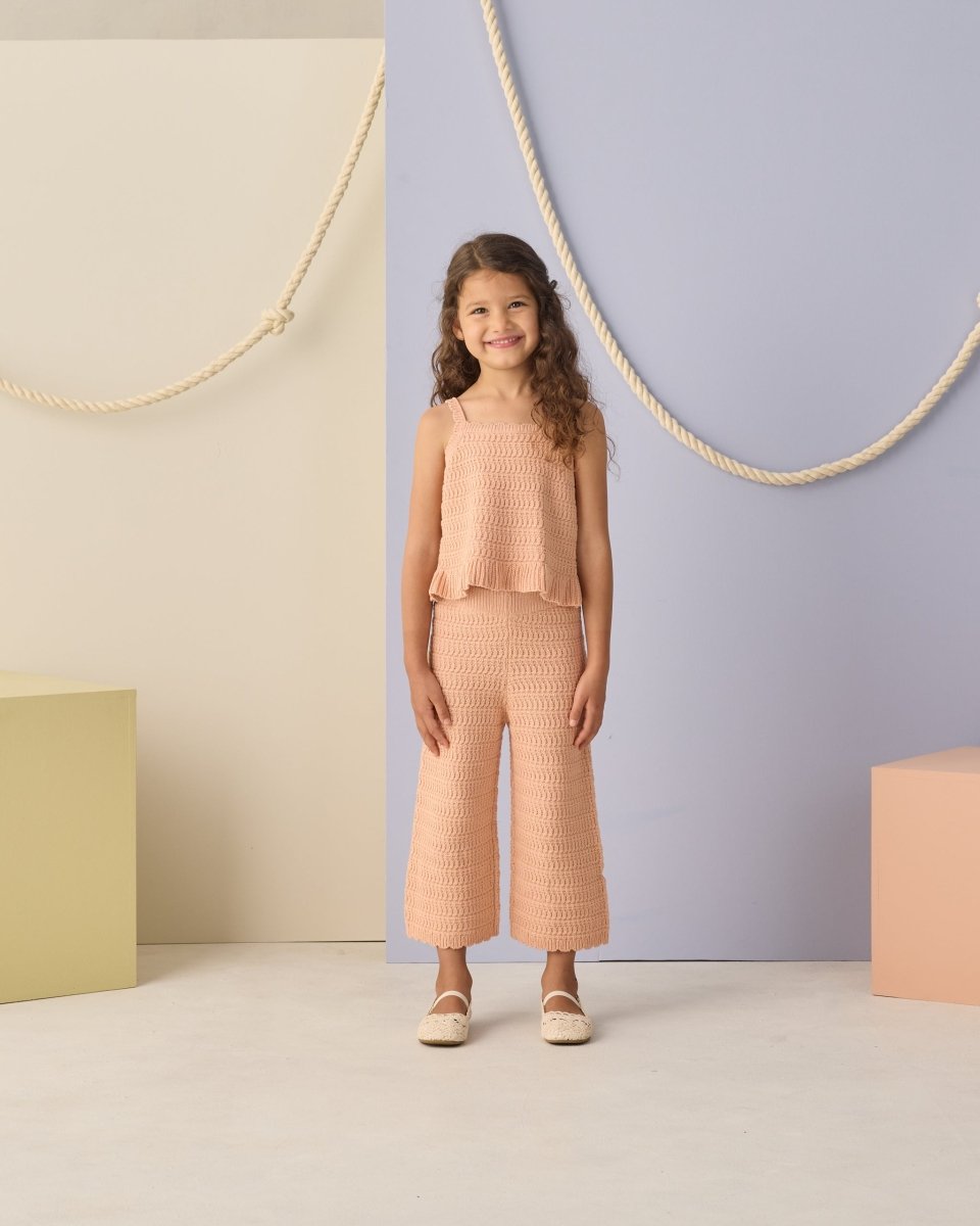 MELON KNITTED MARI TANK AND PANTS SET - SET