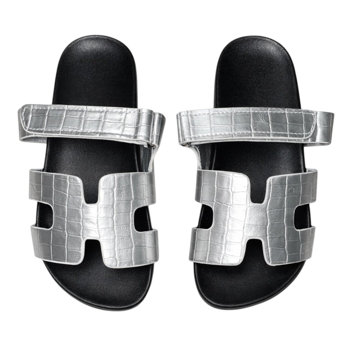 MIAMI CROC METALLIC SANDALS (PREORDER) - MINI DREAMERS