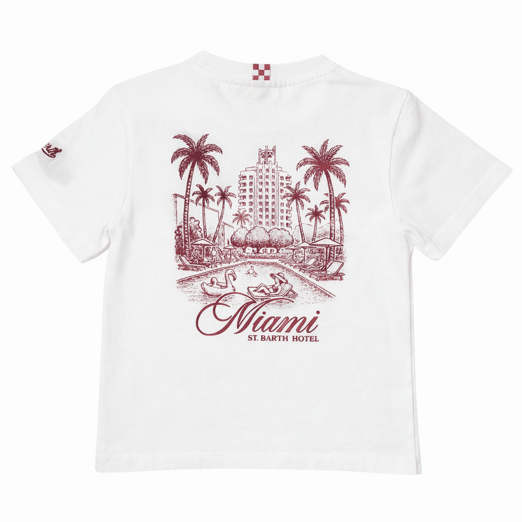 MIAMI ST BARTH HOTEL TSHIRT - MC2 SAINT BARTH KIDS