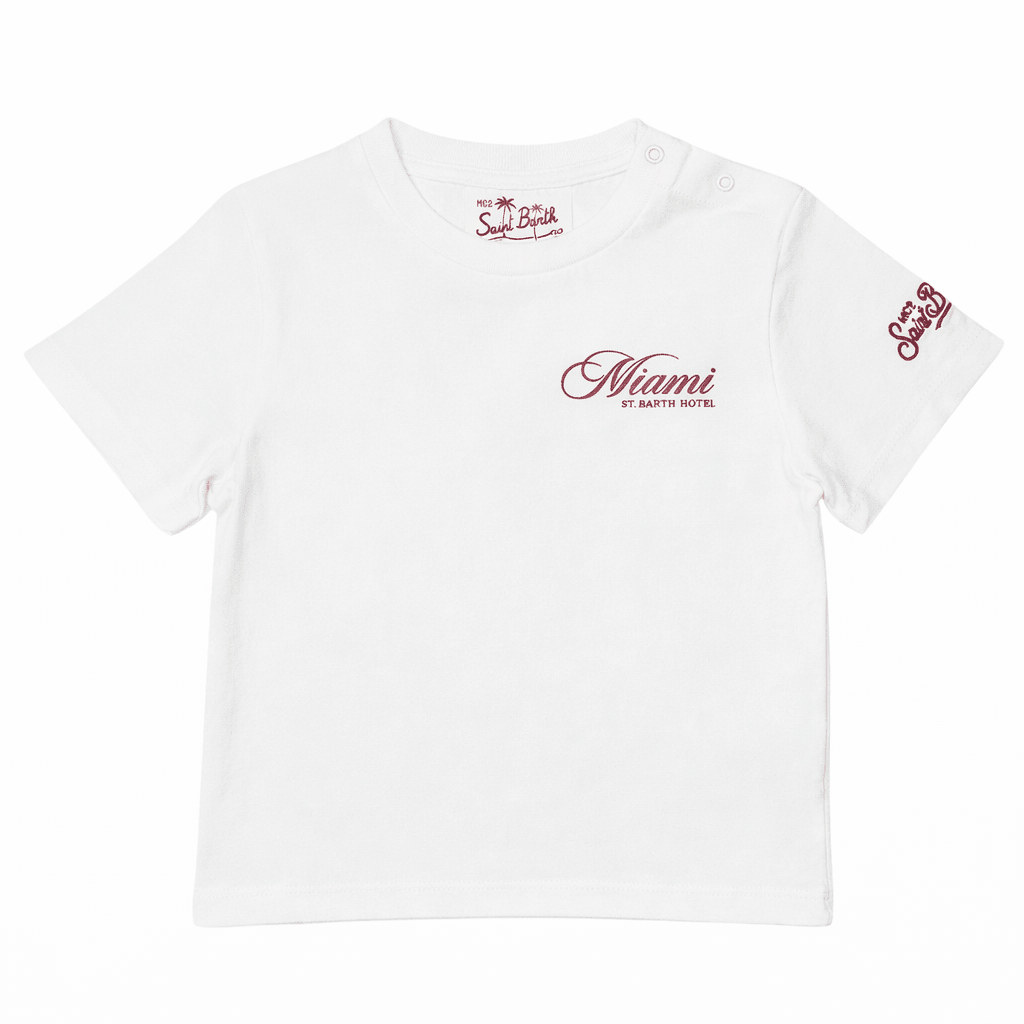 MIAMI ST BARTH HOTEL TSHIRT - MC2 SAINT BARTH KIDS