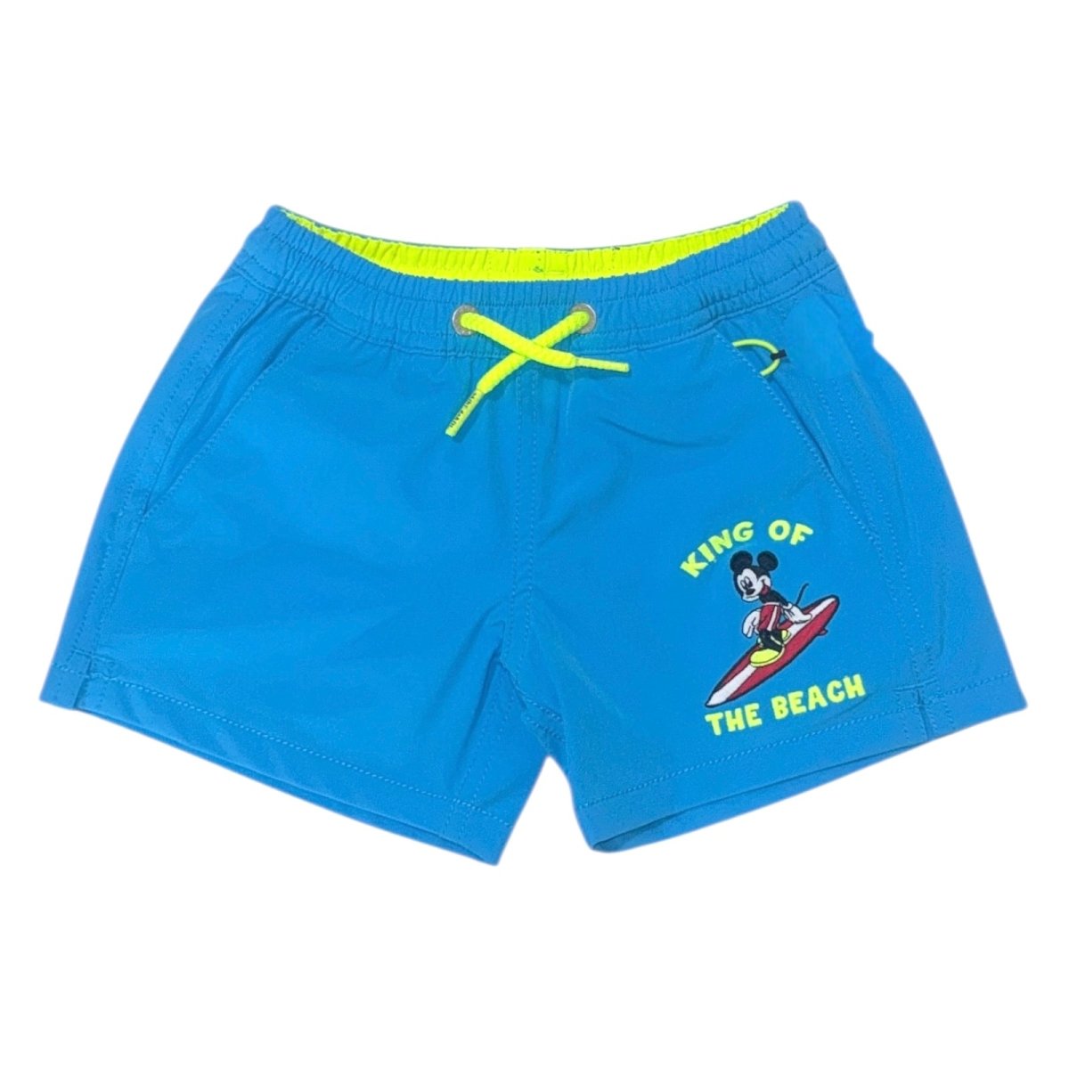 MICKEY KING OF THE BEACH SWIM TRUNKS - MC2 SAINT BARTH KIDS