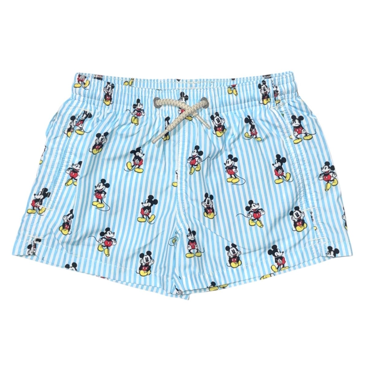 MICKEY STRIPE SWIM TRUNKS - SWIM TRUNKS