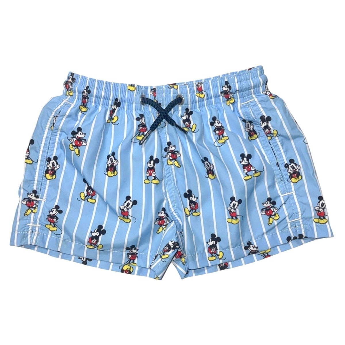 MICKEY STRIPE SWIM TRUNKS - MC2 SAINT BARTH KIDS