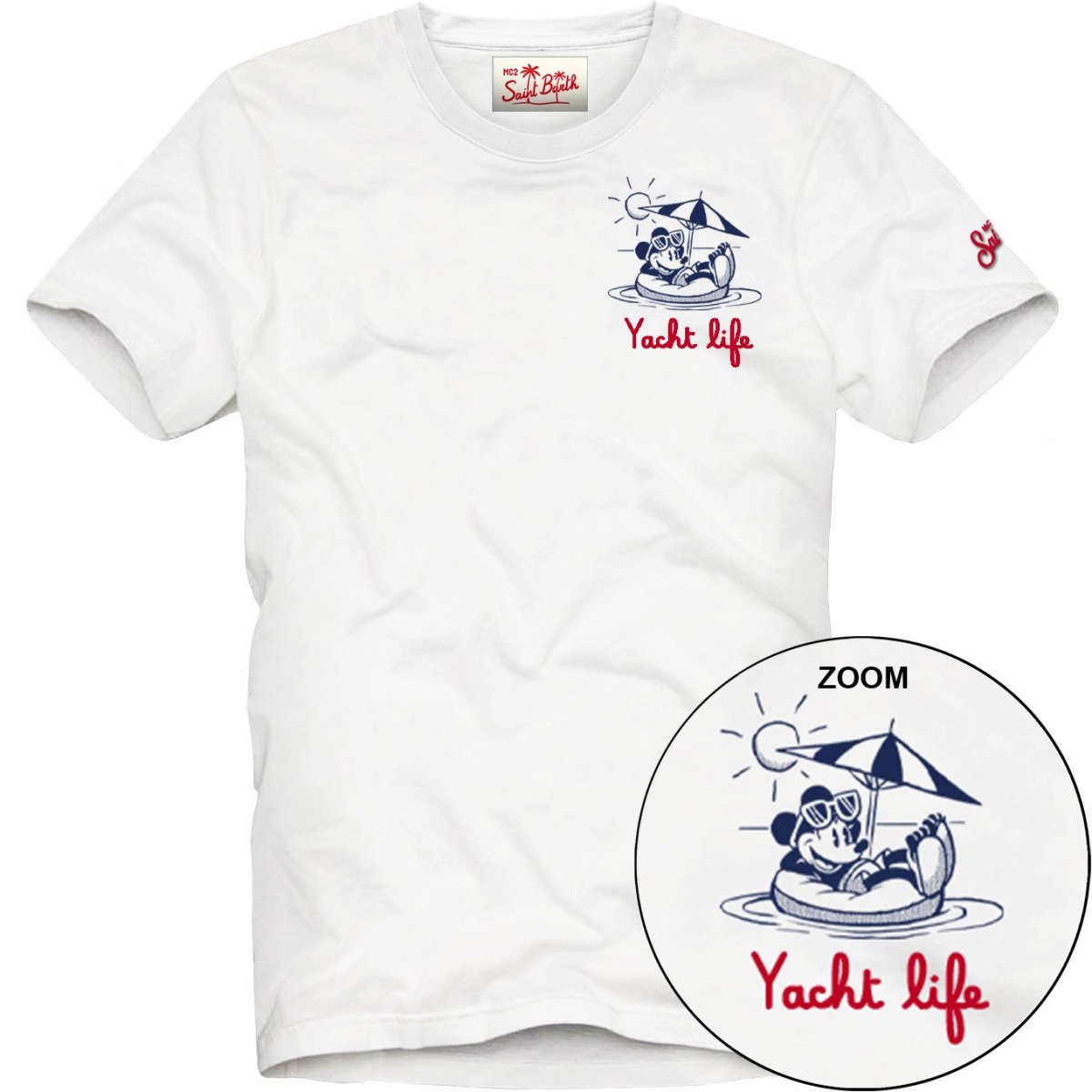 MICKEY YACHT LIFE TSHIRT (PREORDER) - MC2 SAINT BARTH KIDS