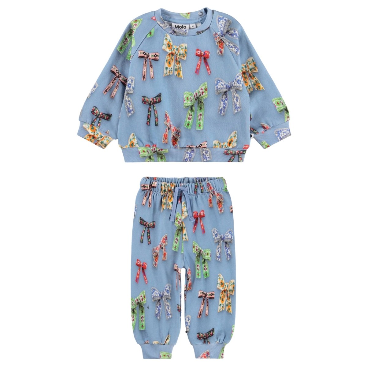 MINI BOWS SWEATSHIRT AND SWEATPANTS SET (PREORDER) - MOLO
