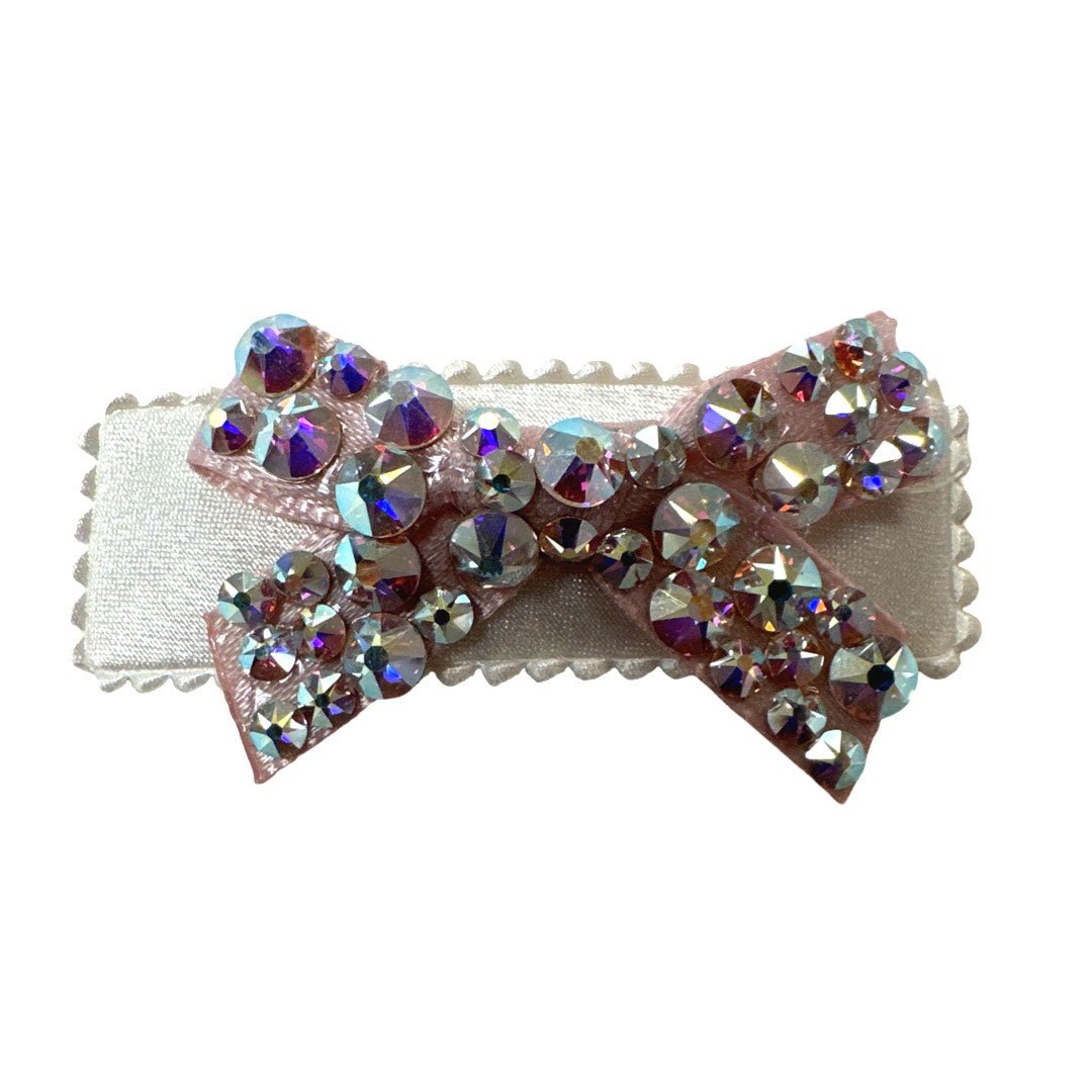 MINI CRYSTAL BOW CLIP (PREORDER) - BARI LYNN