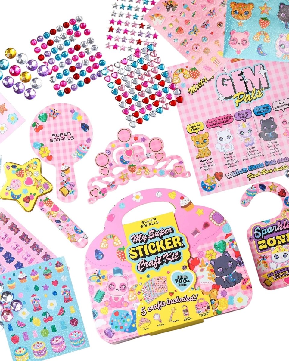 MY SUPER STICKER CRAFT KIT - SUPER SMALLS