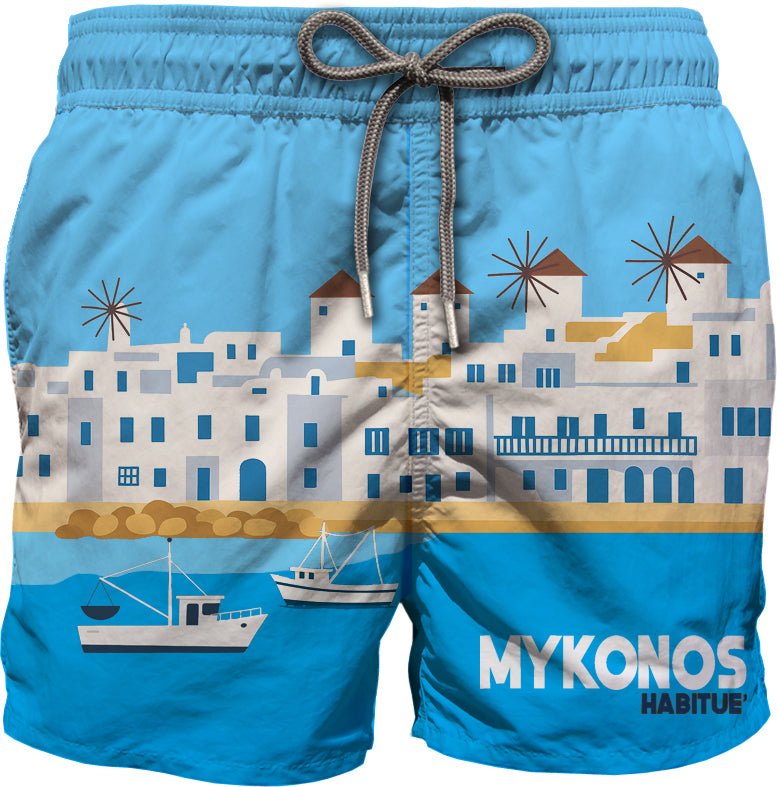 MYKONOS HAITI SWIM TRUNKS (PREORDER) - MC2 SAINT BARTH KIDS