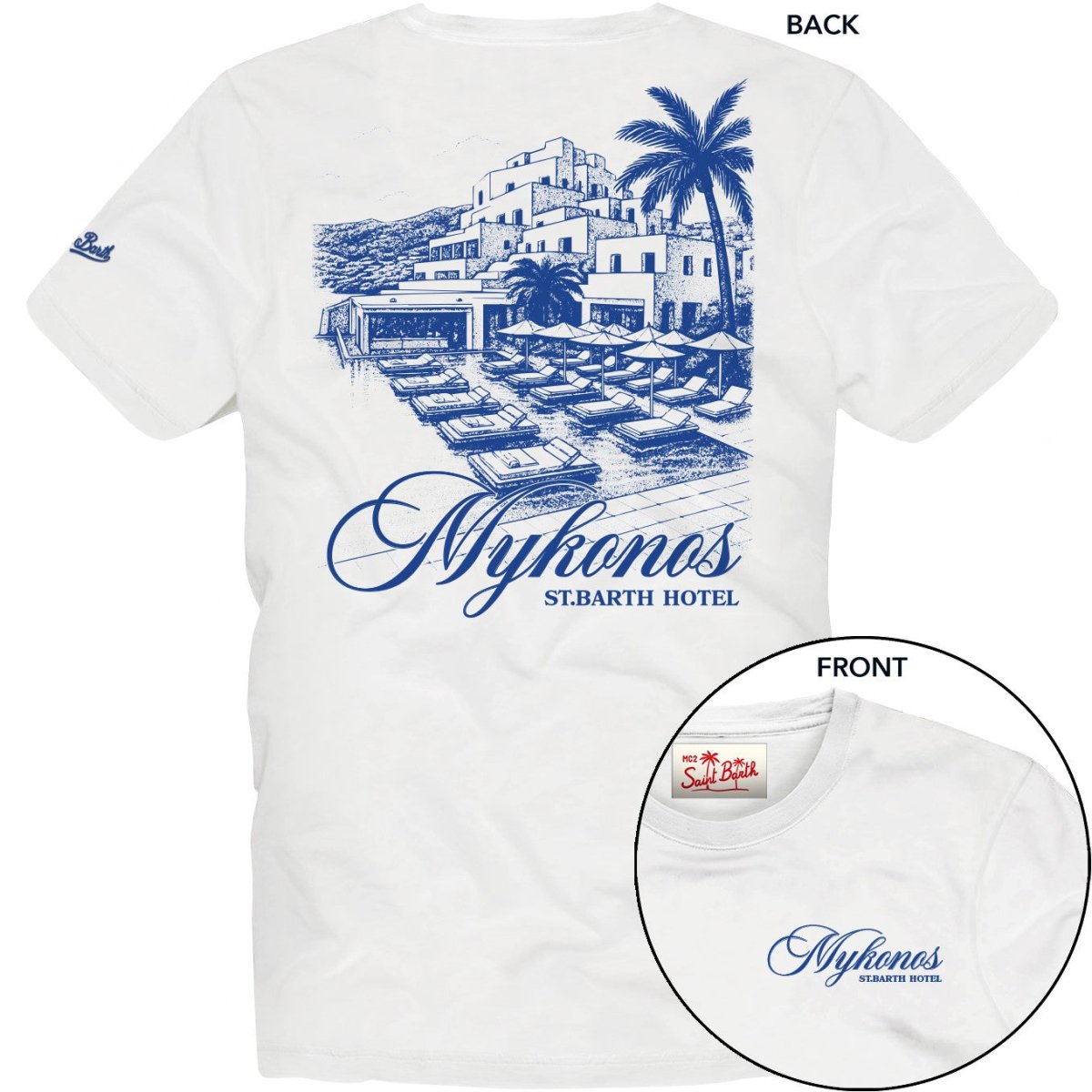 MYKONOS ST BARTH HOTEL PORTLAND TSHIRT (PREORDER) - SHORT SLEEVE TOPS