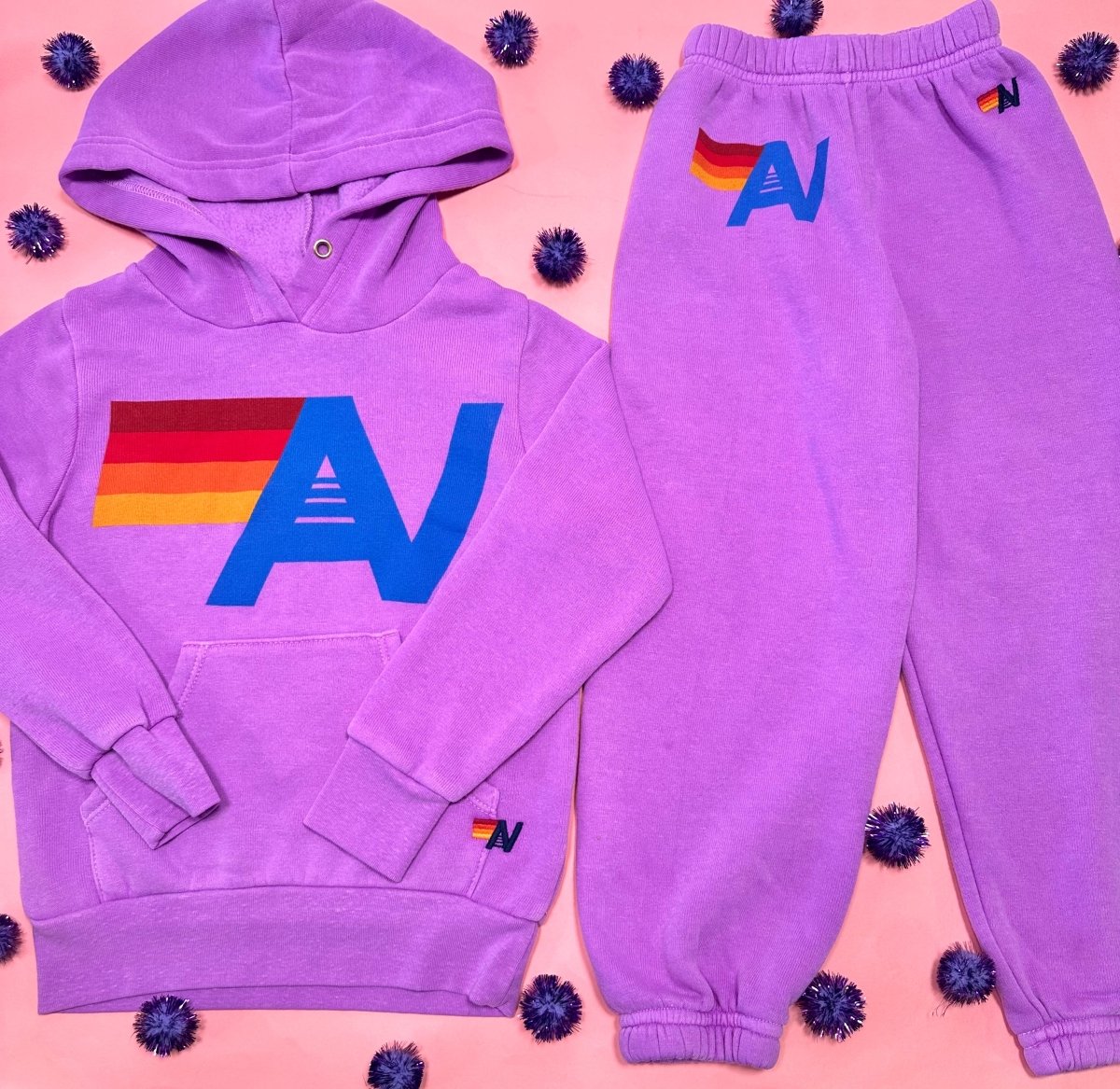 NEON AV LOGO HOODIE - HOODIES