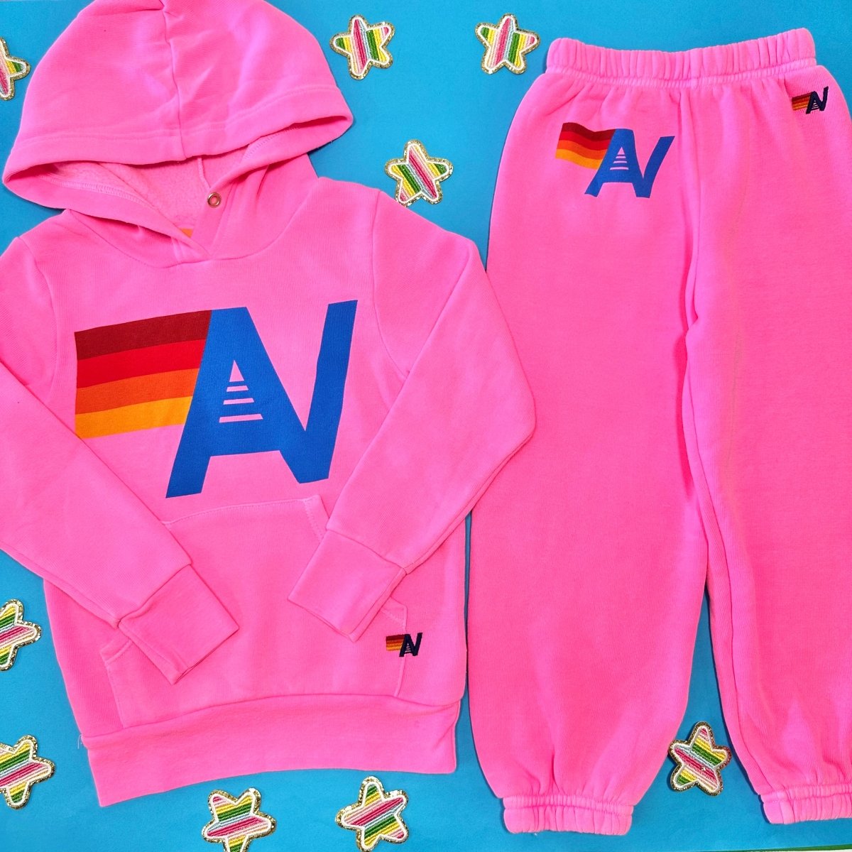 NEON AV LOGO HOODIE - HOODIES