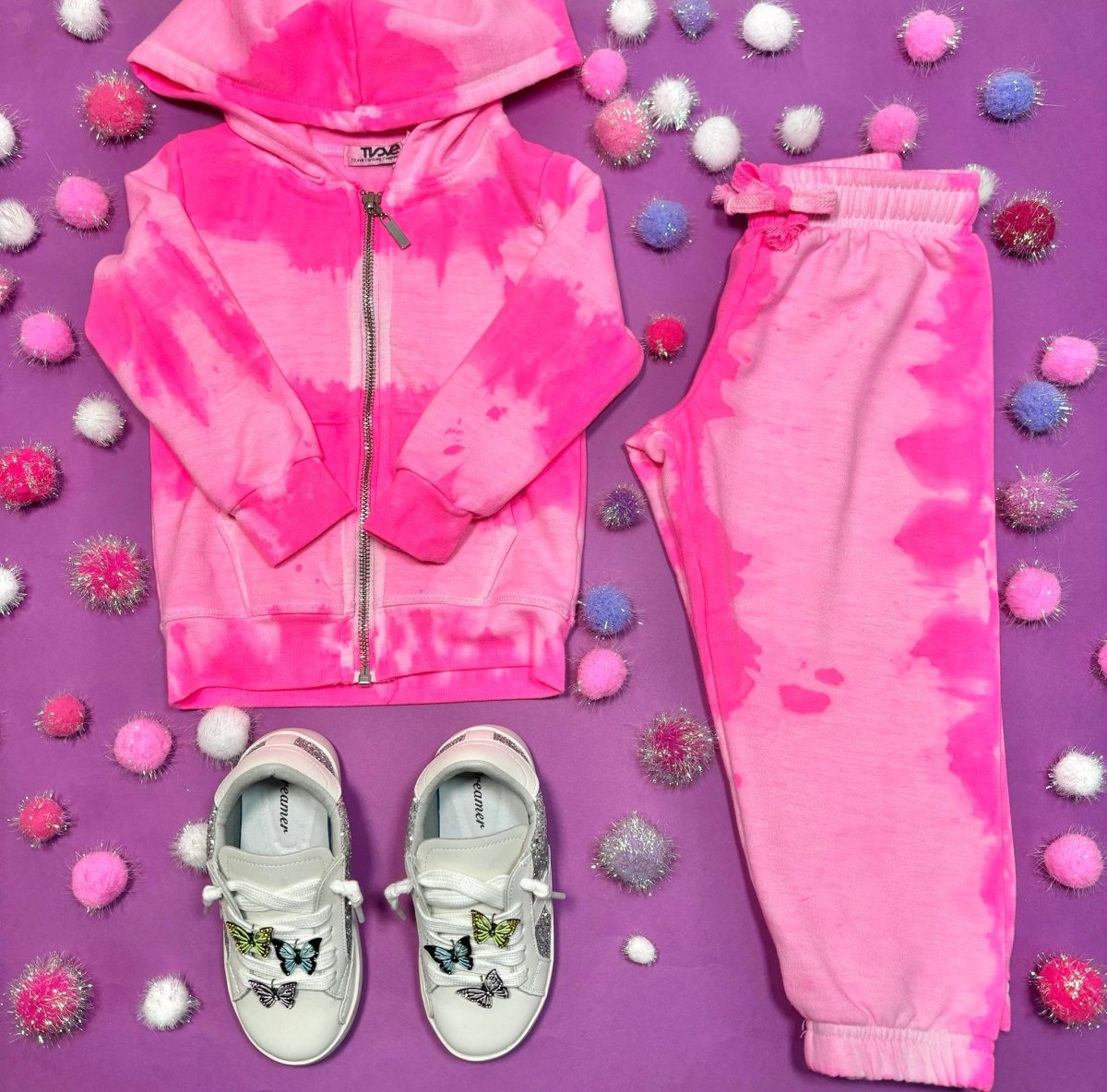 NEON TIE DYE SWEATPANTS - SWEATPANTS