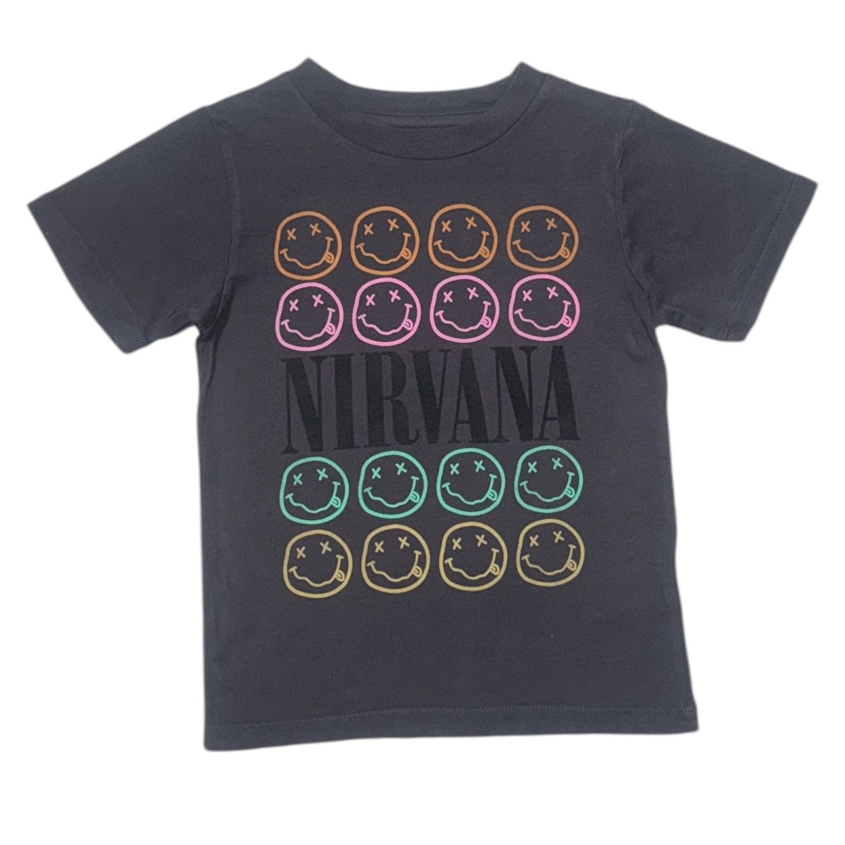 NIRVANA SMILEY TSHIRT - SHORT SLEEVE TOPS