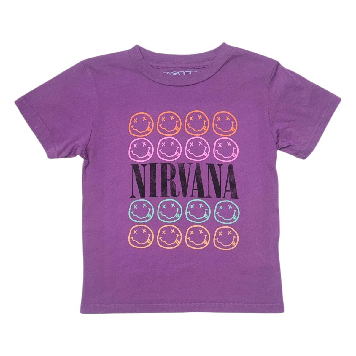 NIRVANA SMILEY TSHIRT - SHORT SLEEVE TOPS