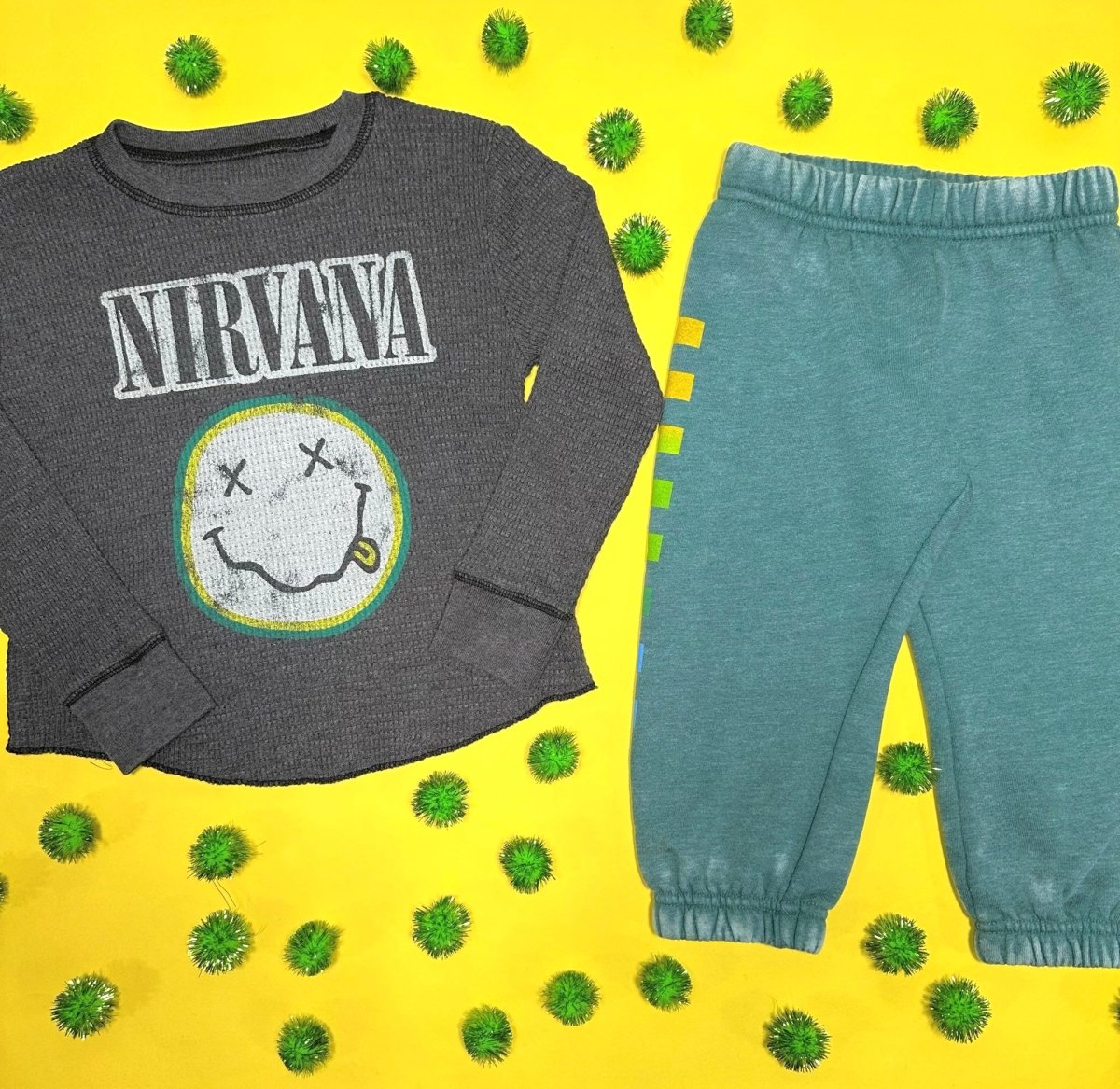 NIRVANA THERMAL LONG SLEEVE TOP (UNISEX) - LONG SLEEVE TOPS