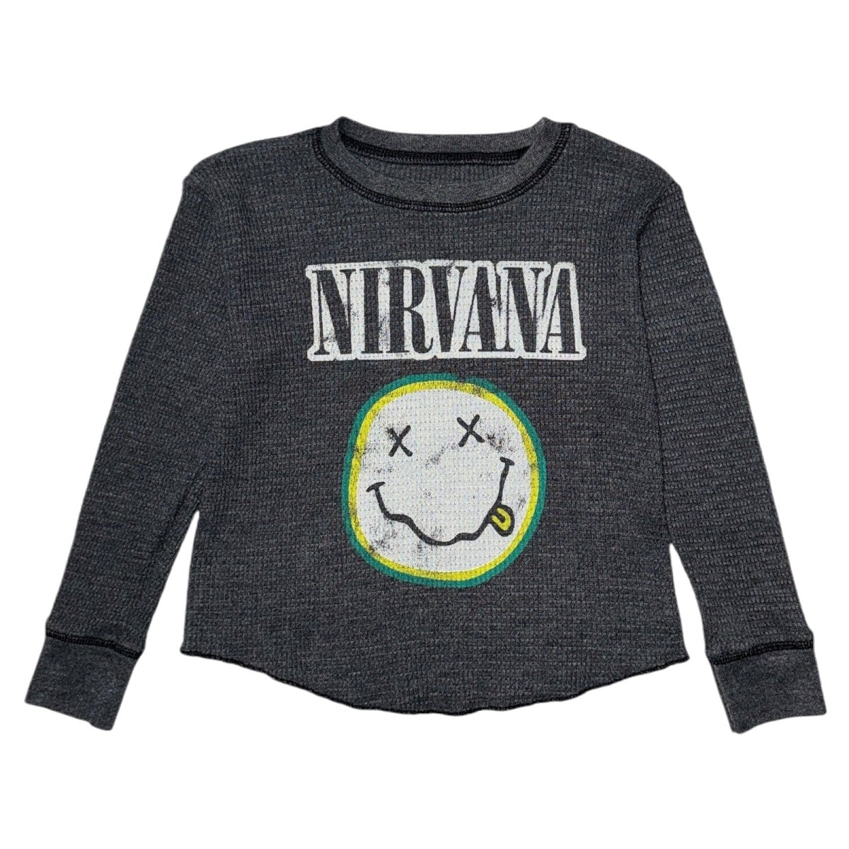 NIRVANA THERMAL LONG SLEEVE TOP (UNISEX) - LONG SLEEVE TOPS
