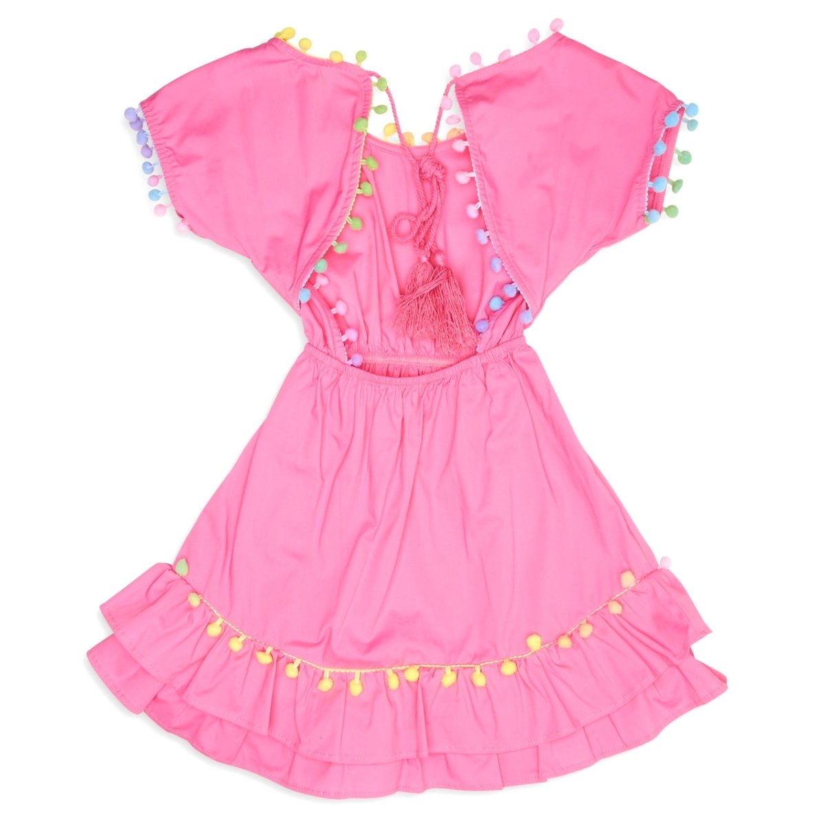 NISSI POM POM DRESS - DRESSES