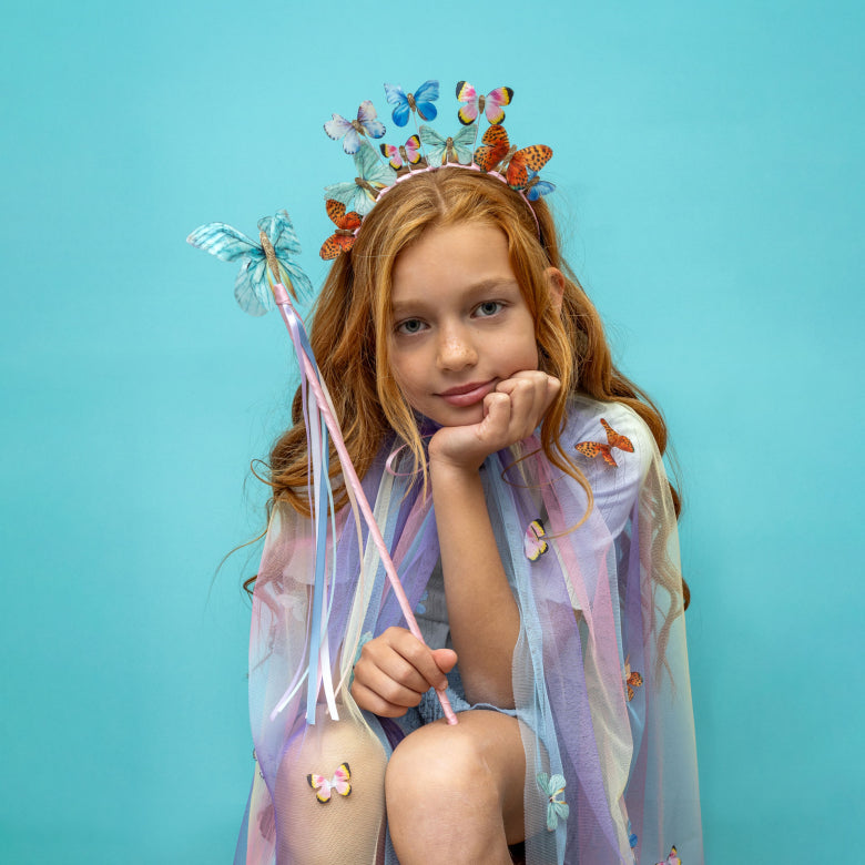 BUTTERFLY HEADDRESS HEADBAND (PREORDER)