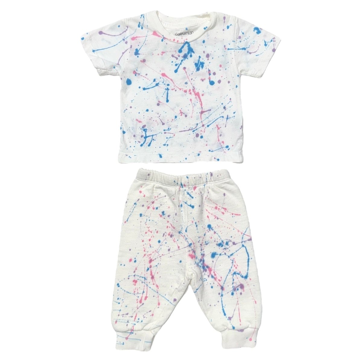 PAINT SPLATTER TSHIRT AND SWEATPANTS SET - SET