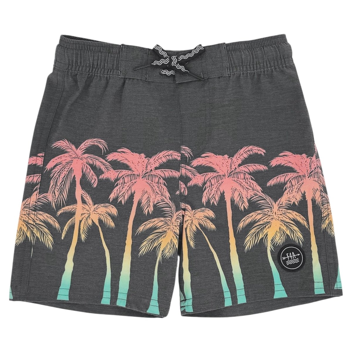 PALM TREE SWIM TRUNKS - FEATHER 4 ARROW