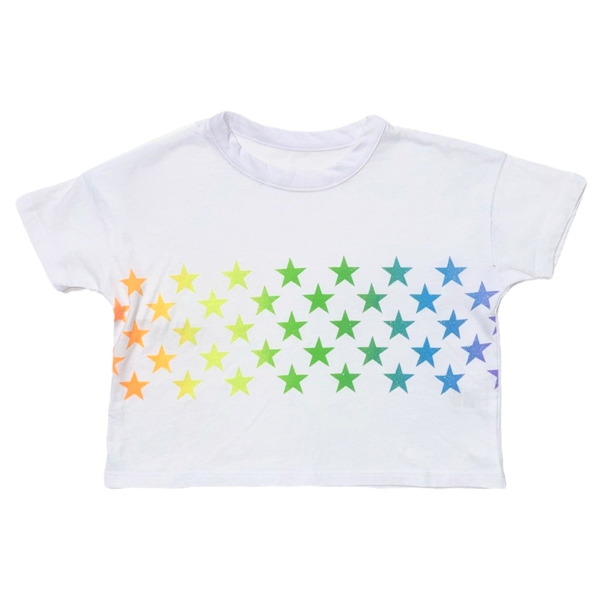 PASTEL GLITTER STARS TSHIRT - SHORT SLEEVE TOPS