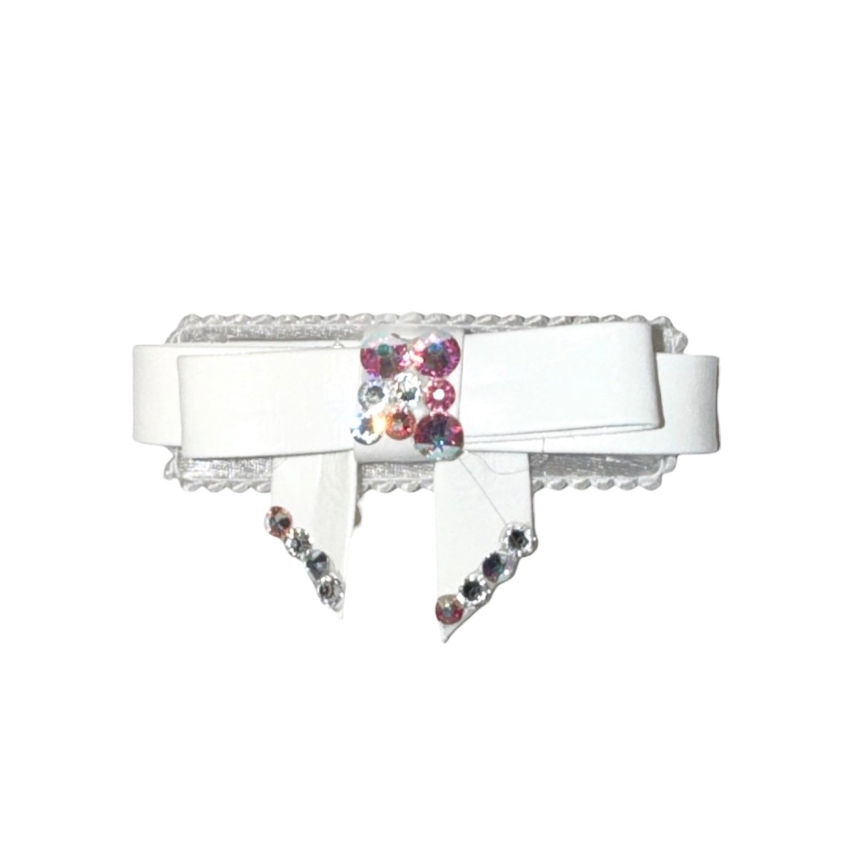PATENT CRYSTAL BOW CLIP - BARI LYNN
