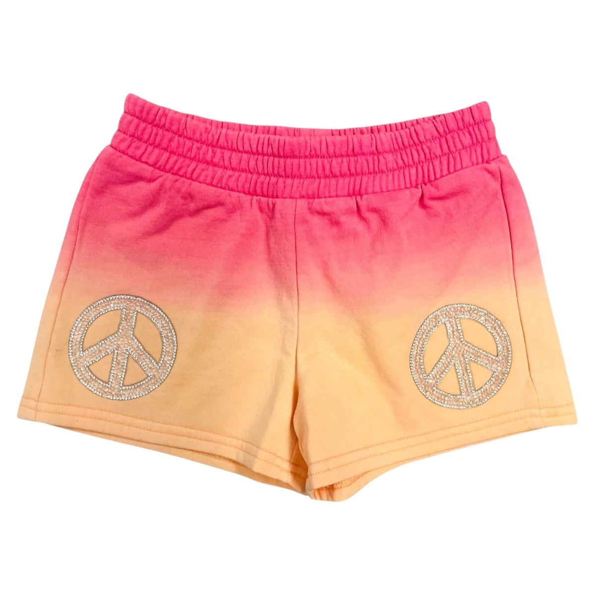PEACE OMBRÉ SHORTS - SHORTS