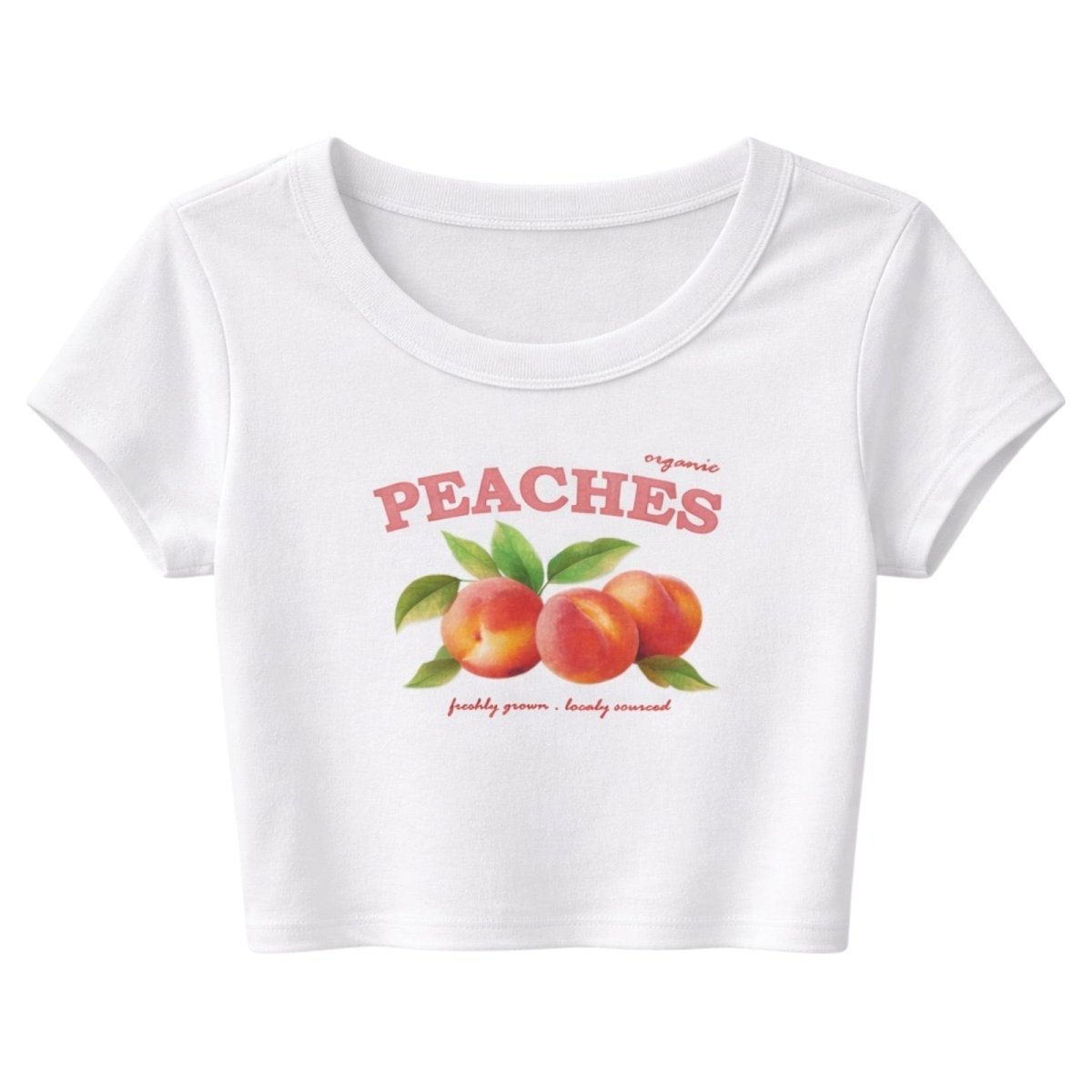 PEACHES TSHIRT (PREORDER) - KATIE J NYC - SHORT SLEEVE TOPS