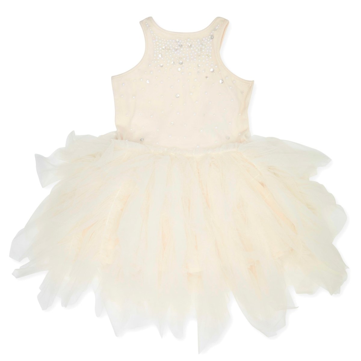 PEARL SHIMMERY TUTU DRESS - DRESSES