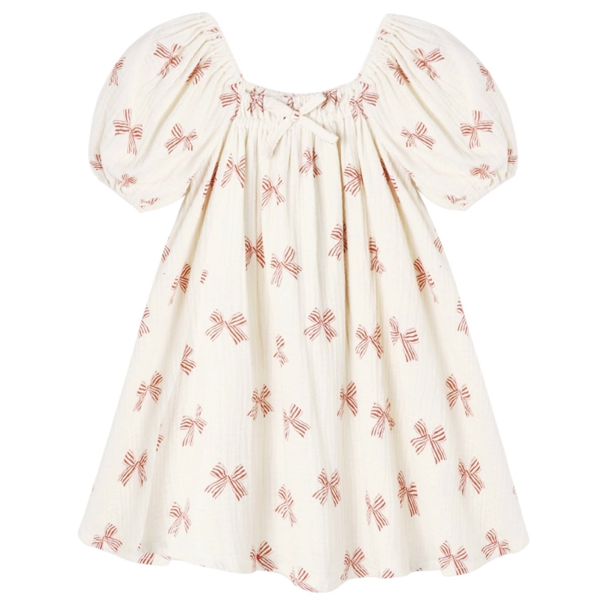 PEPPERMINT BOWS SABRINA DRESS - RYLEE + CRU - DRESSES