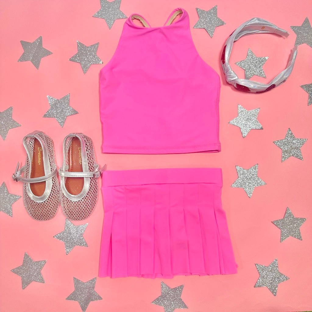 PLEATED ATHLETIC SKIRT - SKIRTS