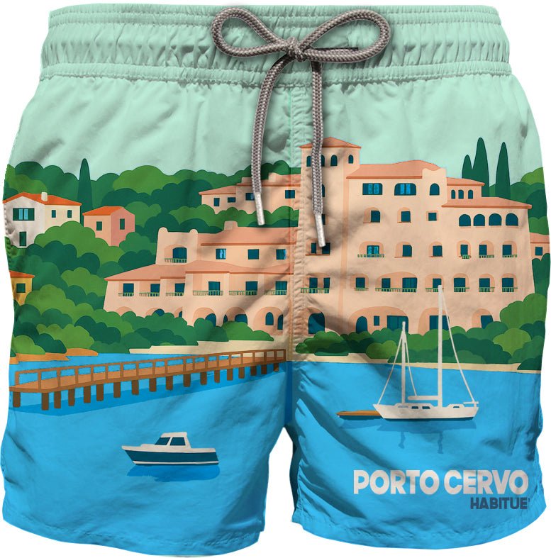 PORTO CERVO HAITI SWIM TRUNKS (PREORDER) - MC2 SAINT BARTH KIDS