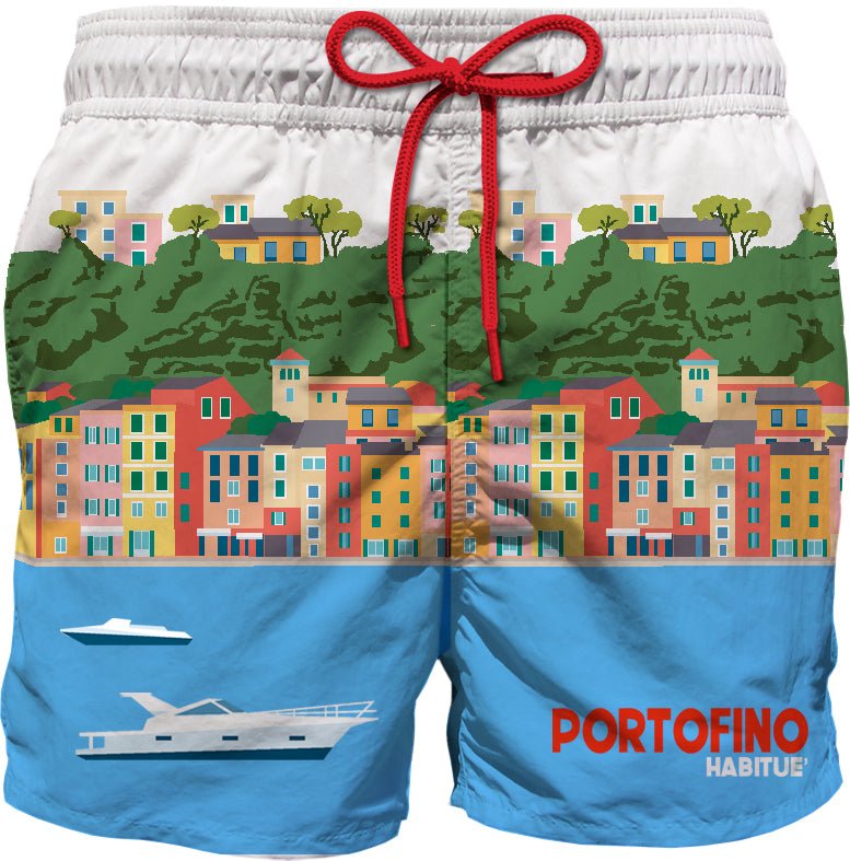PORTOFINO HAITI SWIM TRUNKS (PREORDER) - MC2 SAINT BARTH KIDS