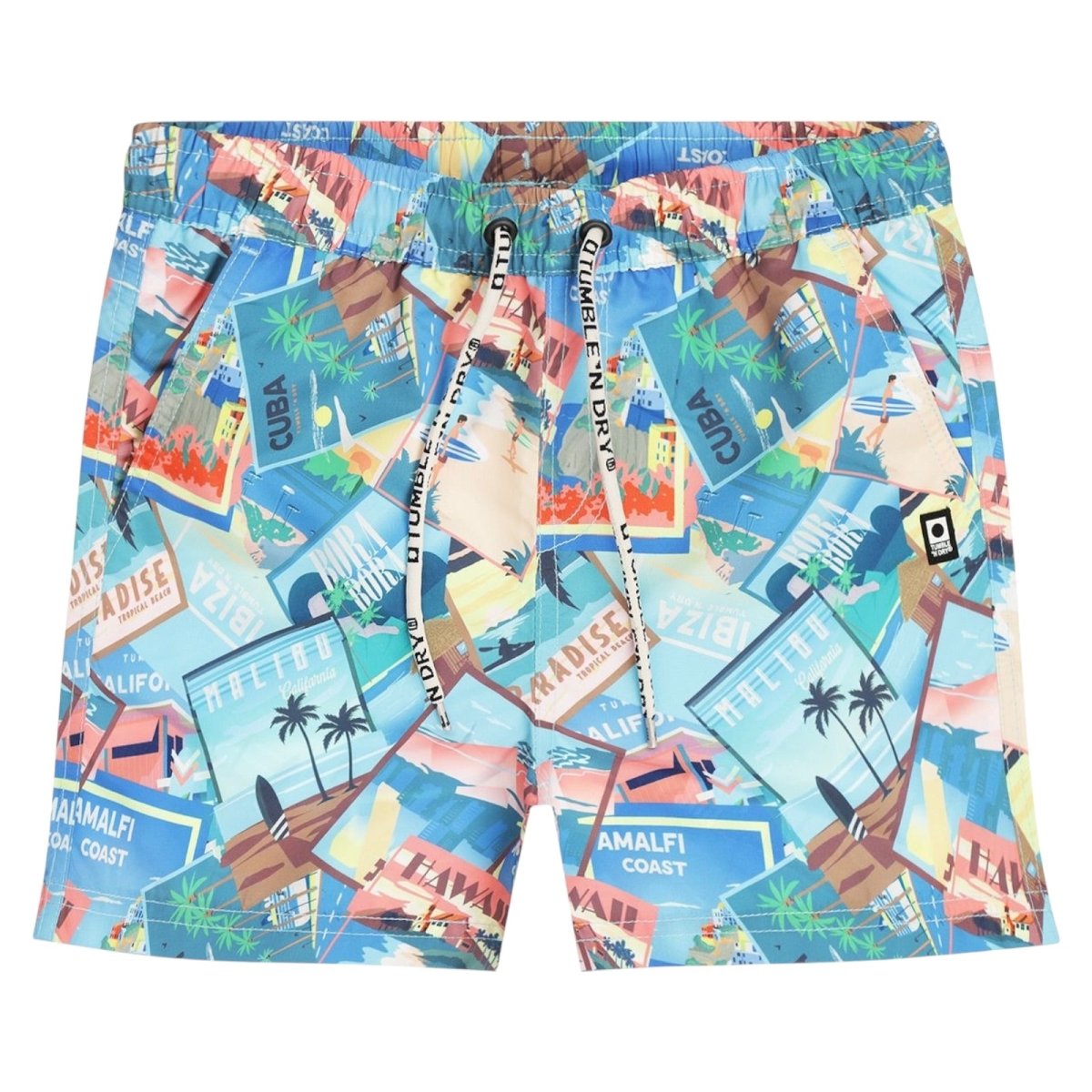 POSTCARDS FROM PARADISE SWIM TRUNK (PREORDER) - TUMBLE 'N DRY