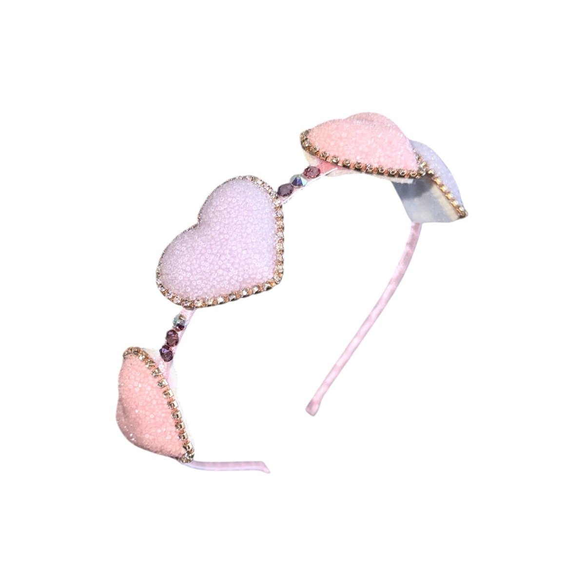 PUFF HEART HEADBAND - HEADBANDS