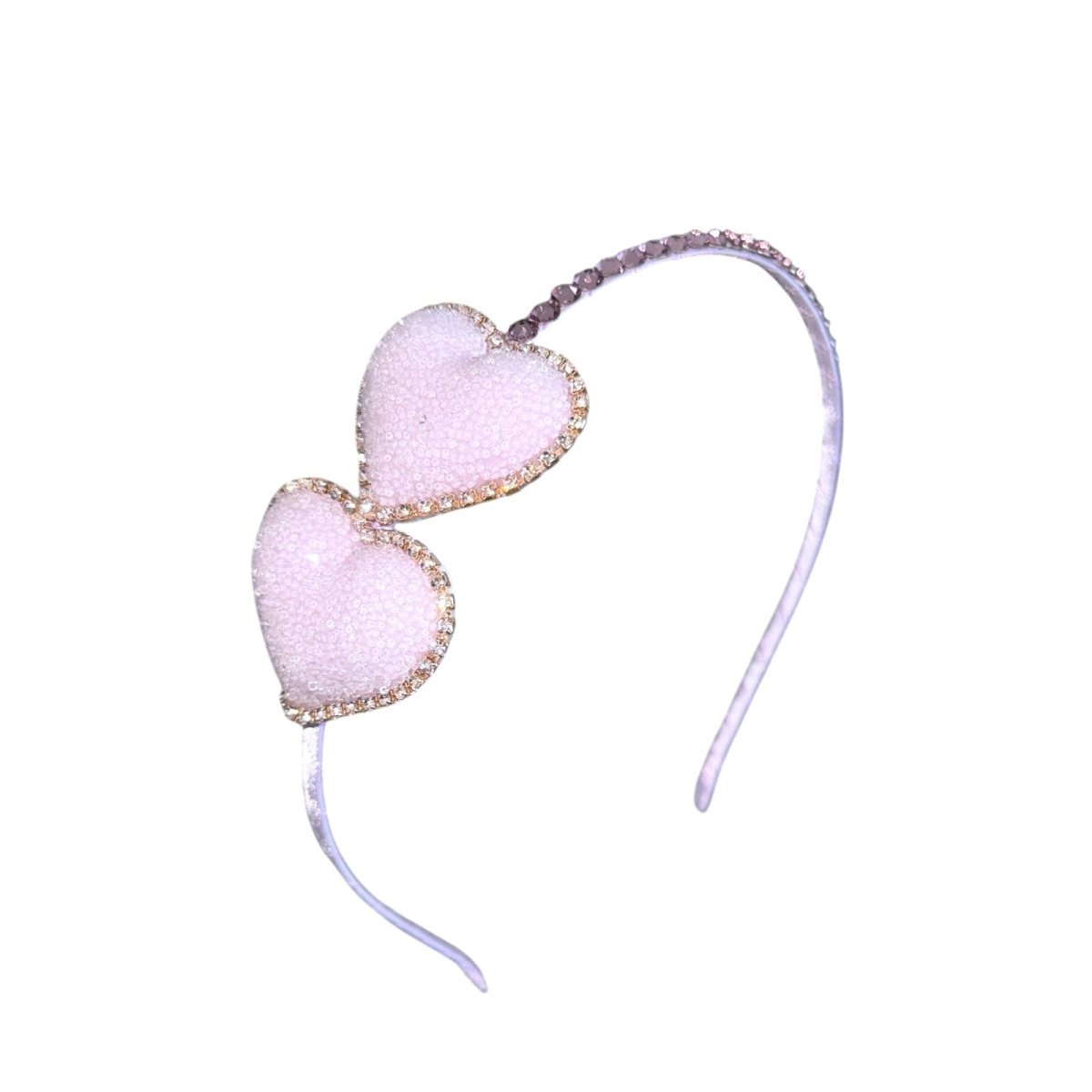 PUFF HEART HEADBAND - HEADBANDS