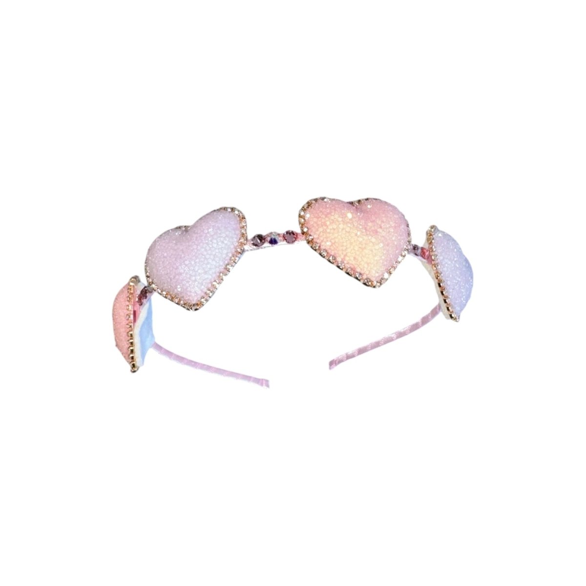 PUFF HEART HEADBAND - HEADBANDS