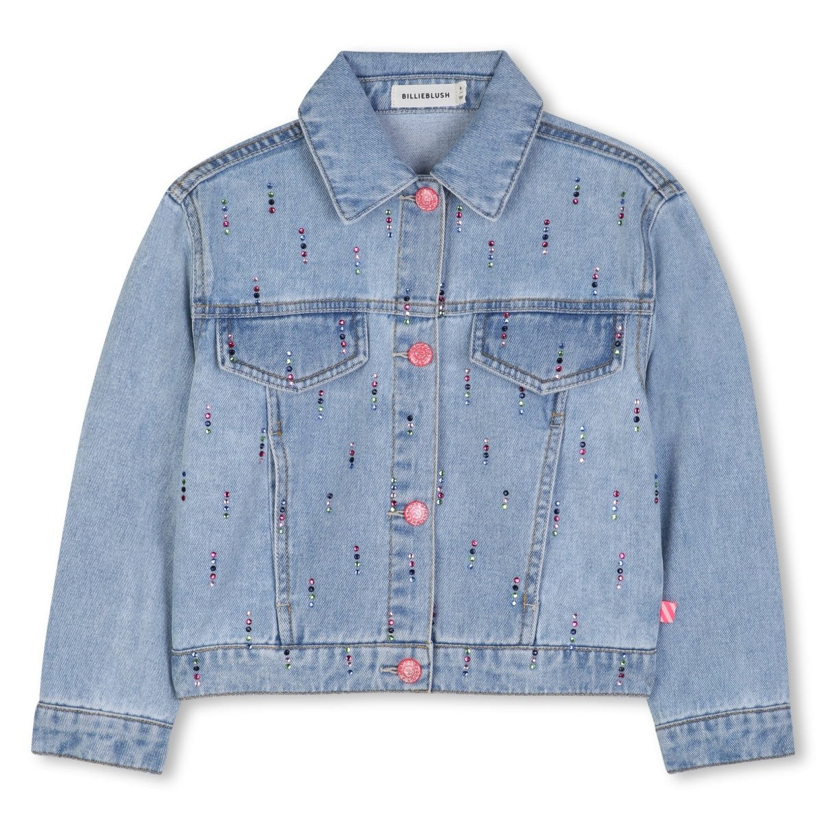 RHINESTONE DENIM JACKET (PREORDER) - JACKETS