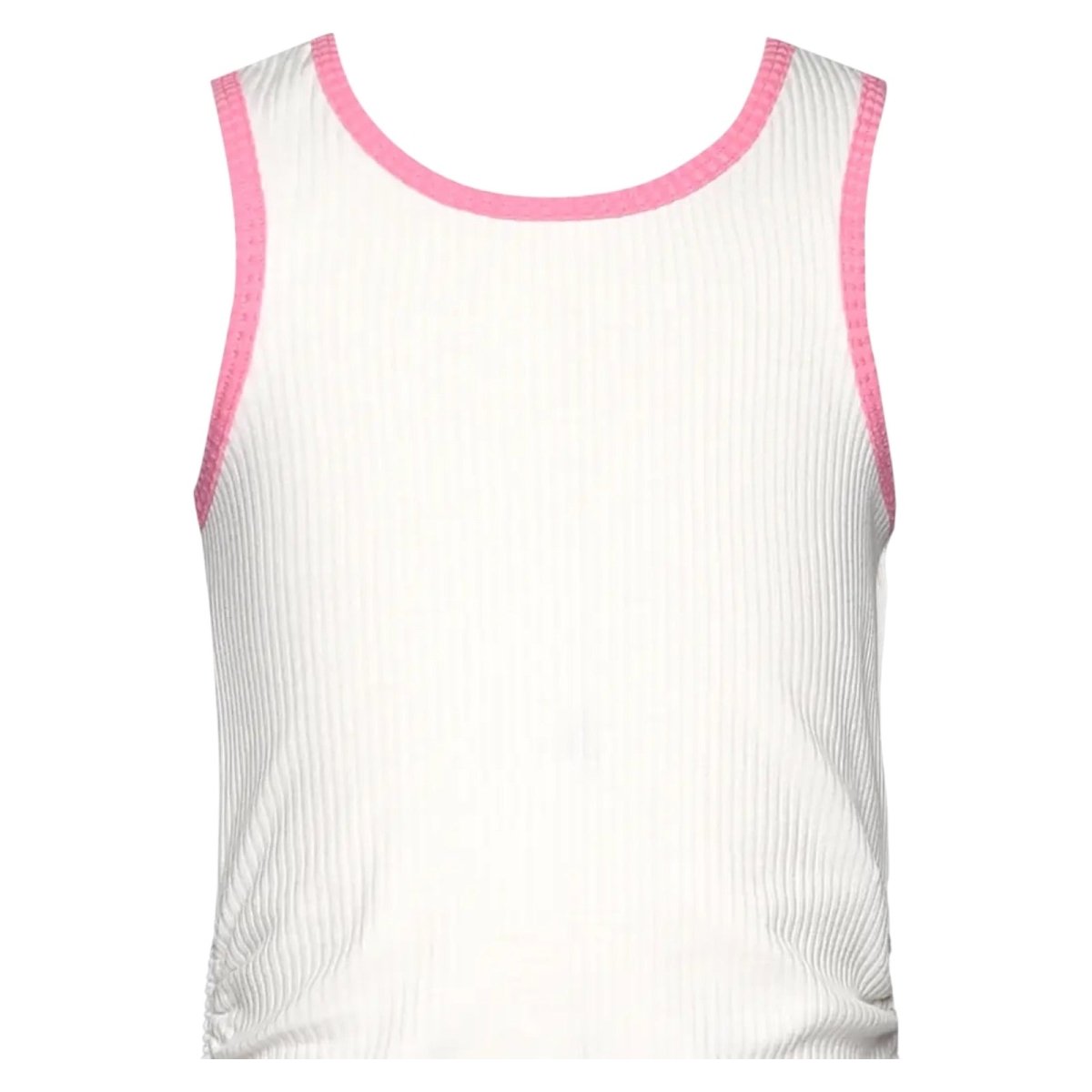 RIBBED TANK W/ HEART CUTOUT - SARA SARA