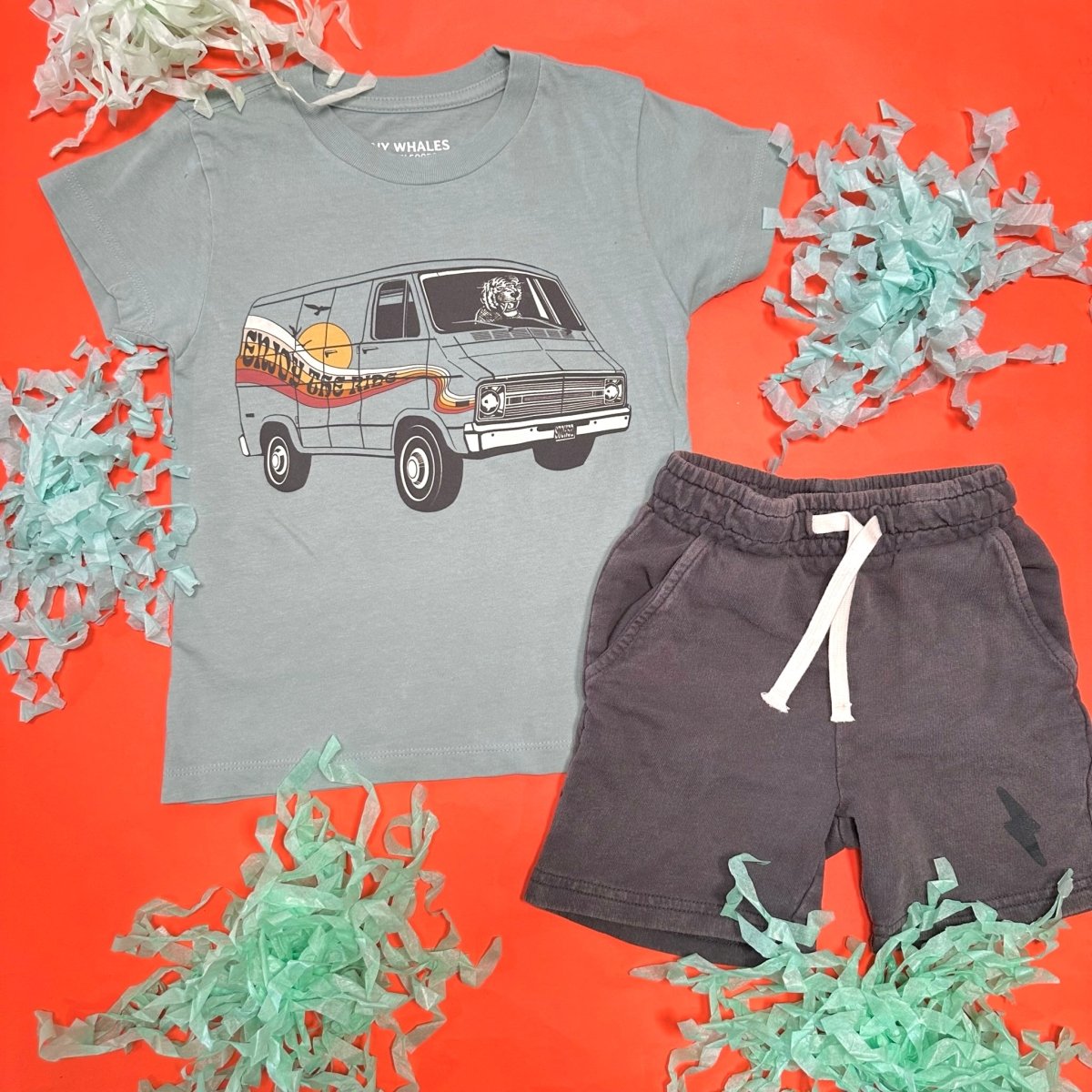 ROAD TRIPPER SHORTS - TINY WHALES