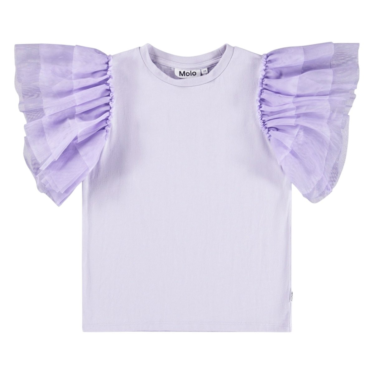 ROBYN RUFFLE SLEEVE TSHIRT - SHORT SLEEVE TOPS