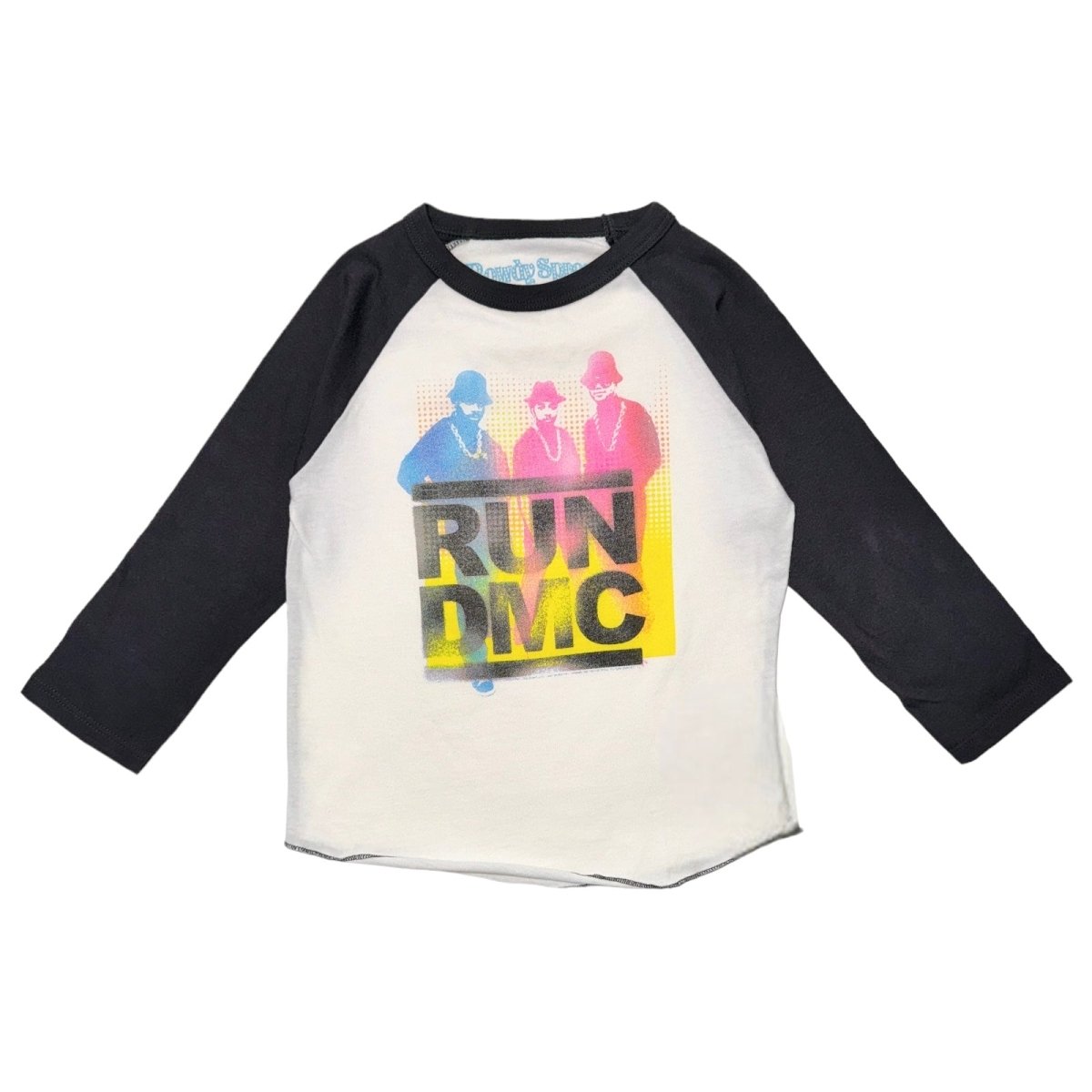 RUN DMC GRAFFITI RAGLAN LONG SLEEVE TSHIRT - LONG SLEEVE TOPS
